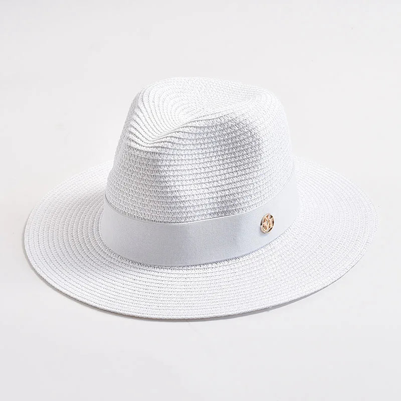 Panama Hat – Structured Shape With Decorative Contrast Band