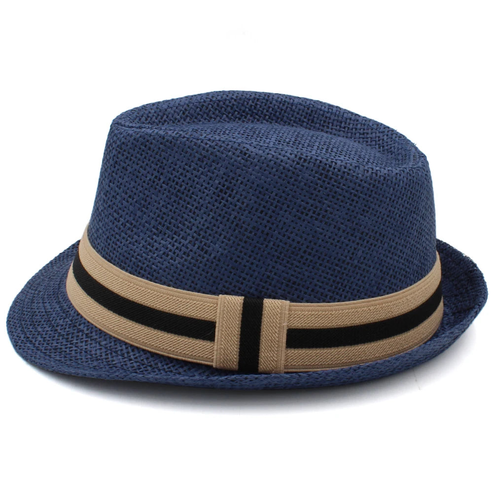 Trilby Straw Hat – Contrasting Band