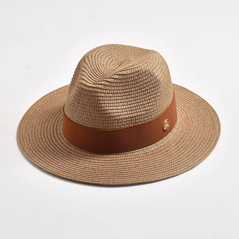 Panama Hat – Structured Shape With Decorative Contrast Band