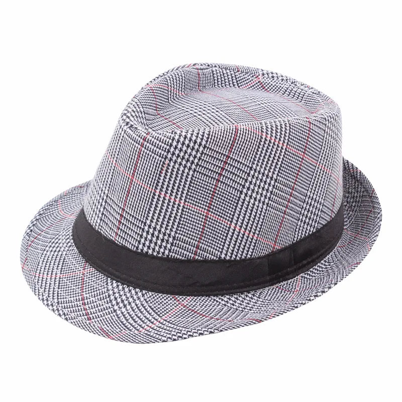 Trilby Hat – Classic Check Pattern