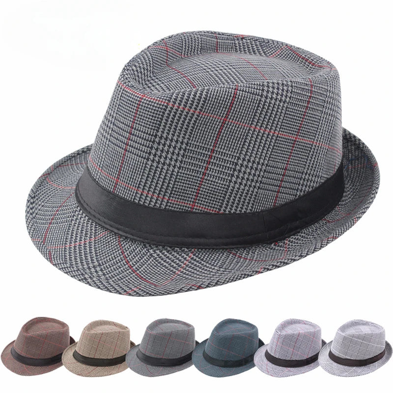 Trilby Hat – Classic Check Pattern