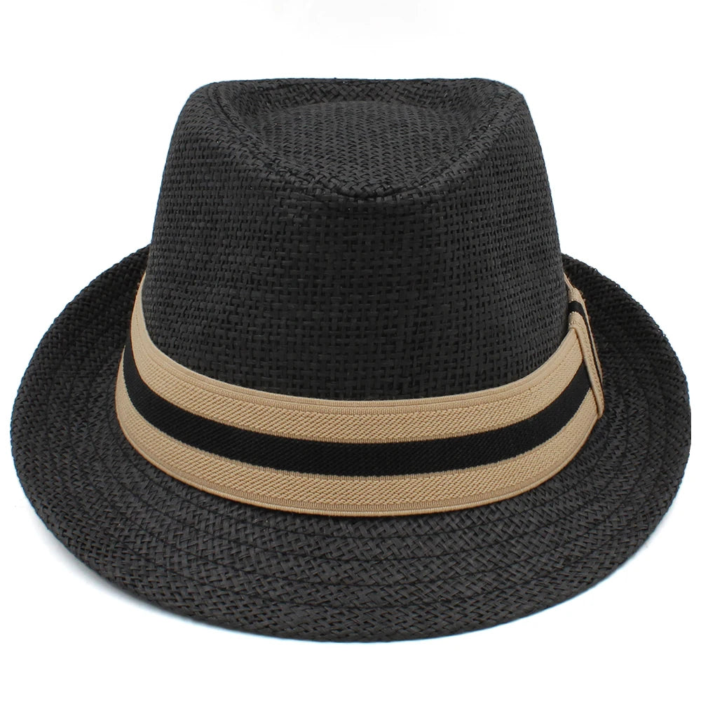 Trilby Straw Hat – Contrasting Band