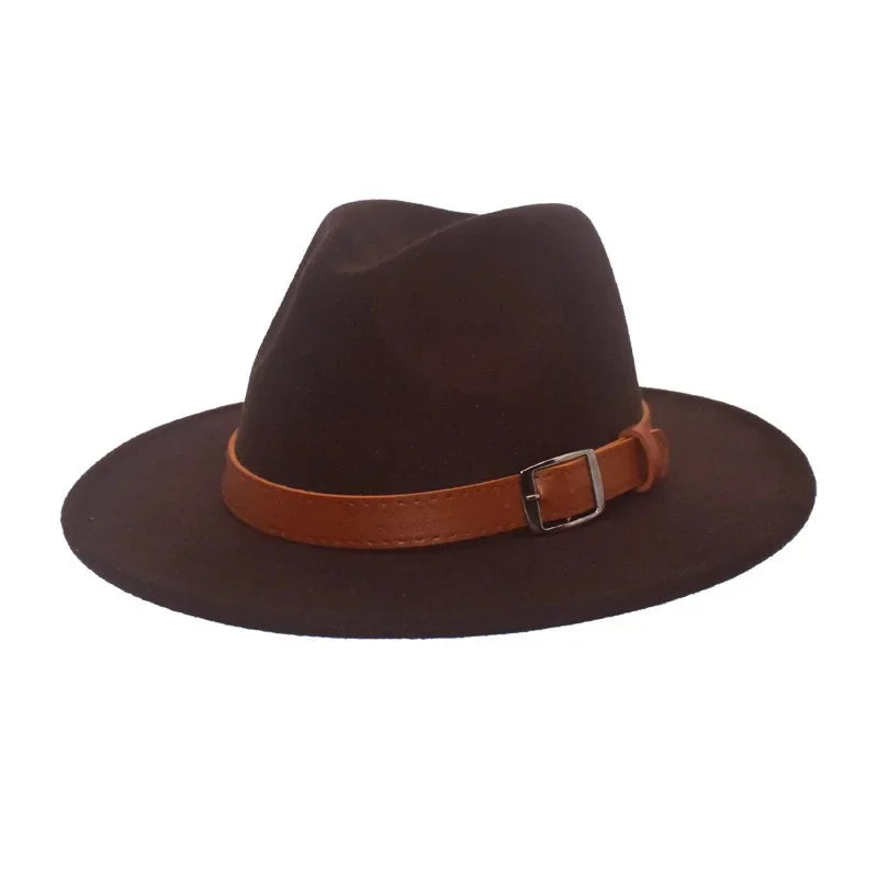 Fedora Hat – Leather Buckle Band