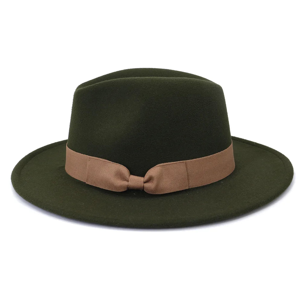Classic Fedora Hat – Timeless Style with Bow Accent