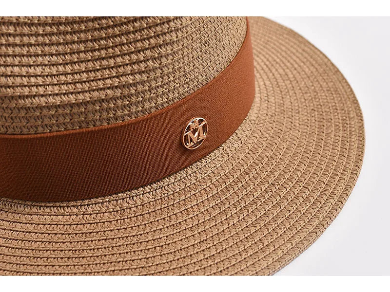 Panama Hat – Structured Shape With Decorative Contrast Band