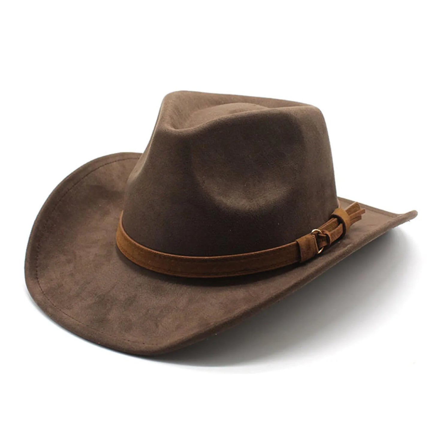 Cowboy Hat – Classic Suede Look With Buckled Band
