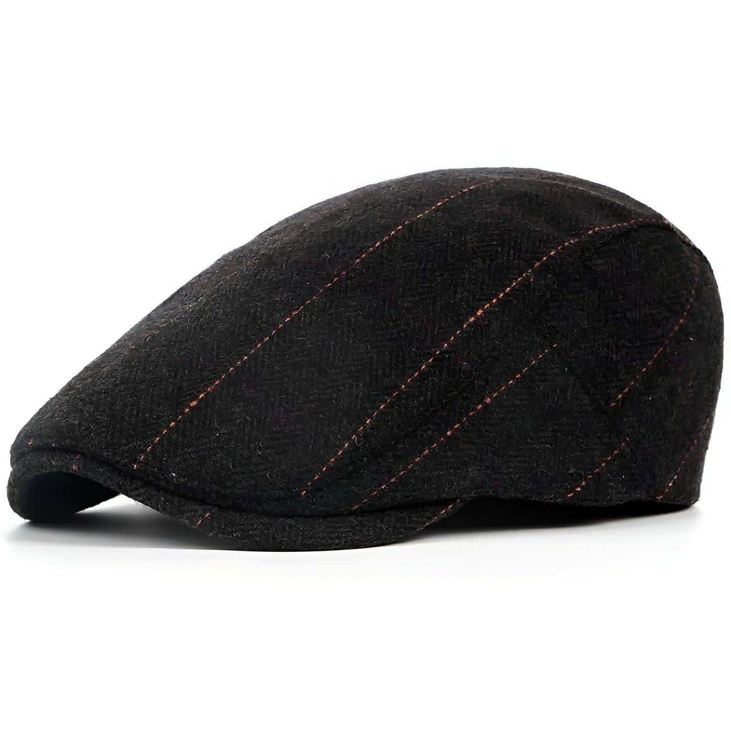 Classic Wool Blend Flat Cap for Men