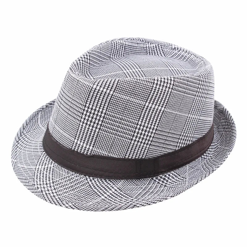 Trilby Hat – Classic Check Pattern
