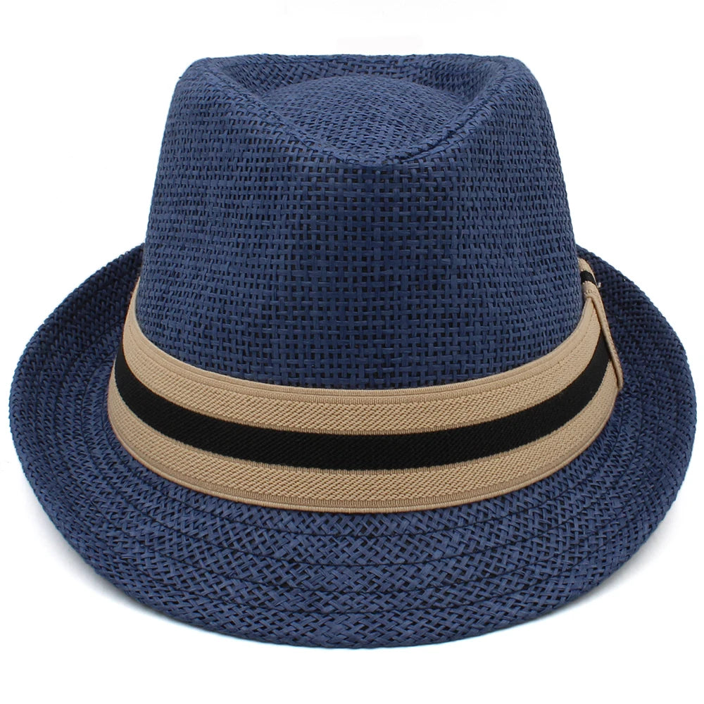 Trilby Straw Hat – Contrasting Band