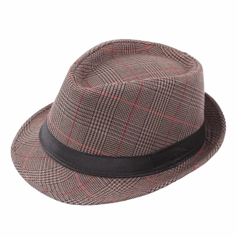 Trilby Hat – Classic Check Pattern