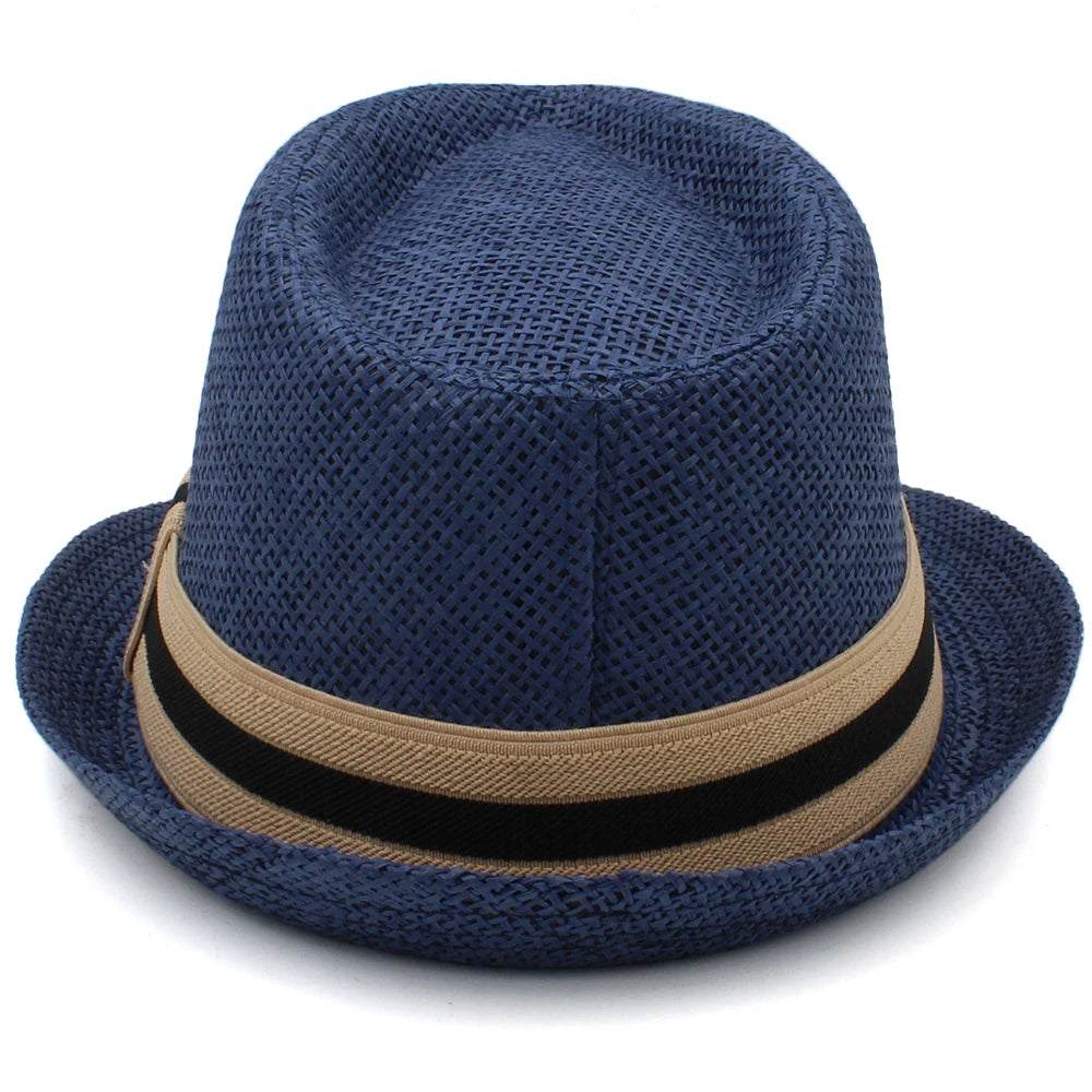 Trilby Straw Hat – Contrasting Band