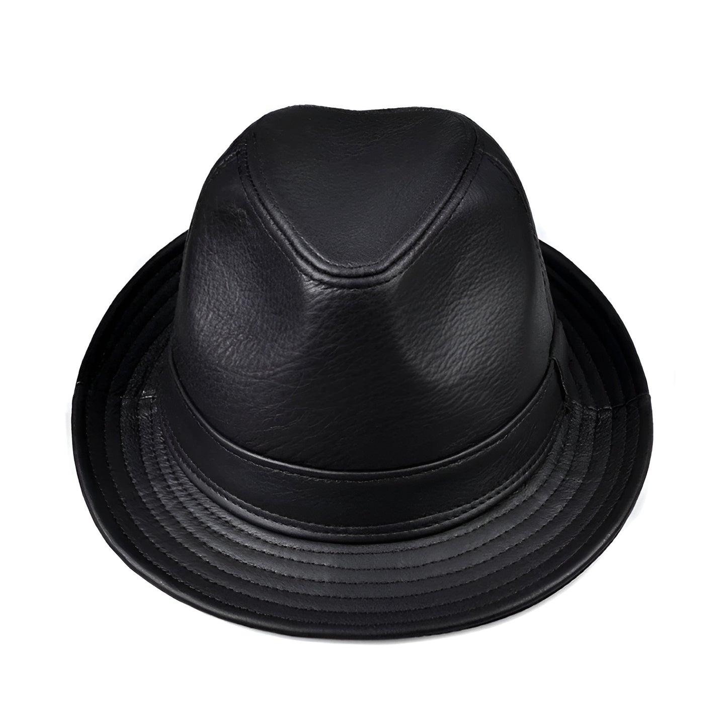Trilby Hat – Genuine Leather Timeless Style