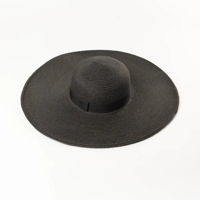 Straw Hat – GoldenGaze Wide-Brim Elegance