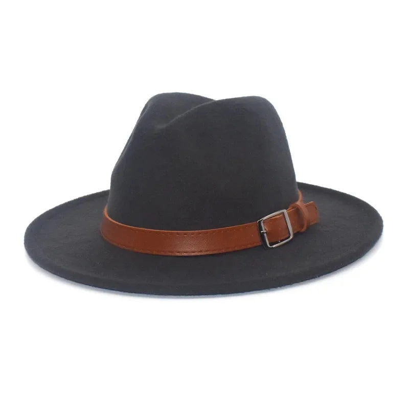 Fedora Hat – Leather Buckle Band