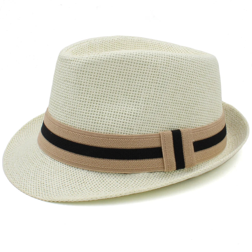 Trilby Straw Hat – Contrasting Band