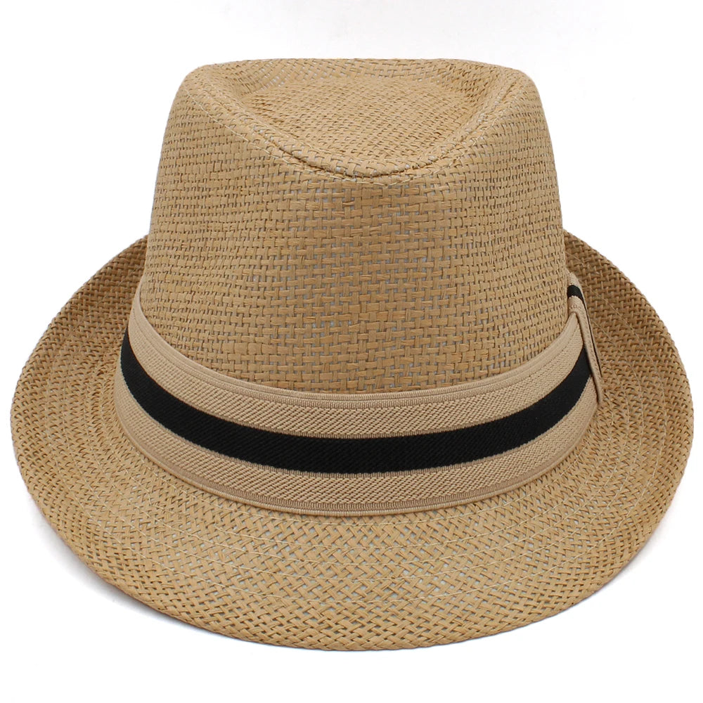 Trilby Straw Hat – Contrasting Band