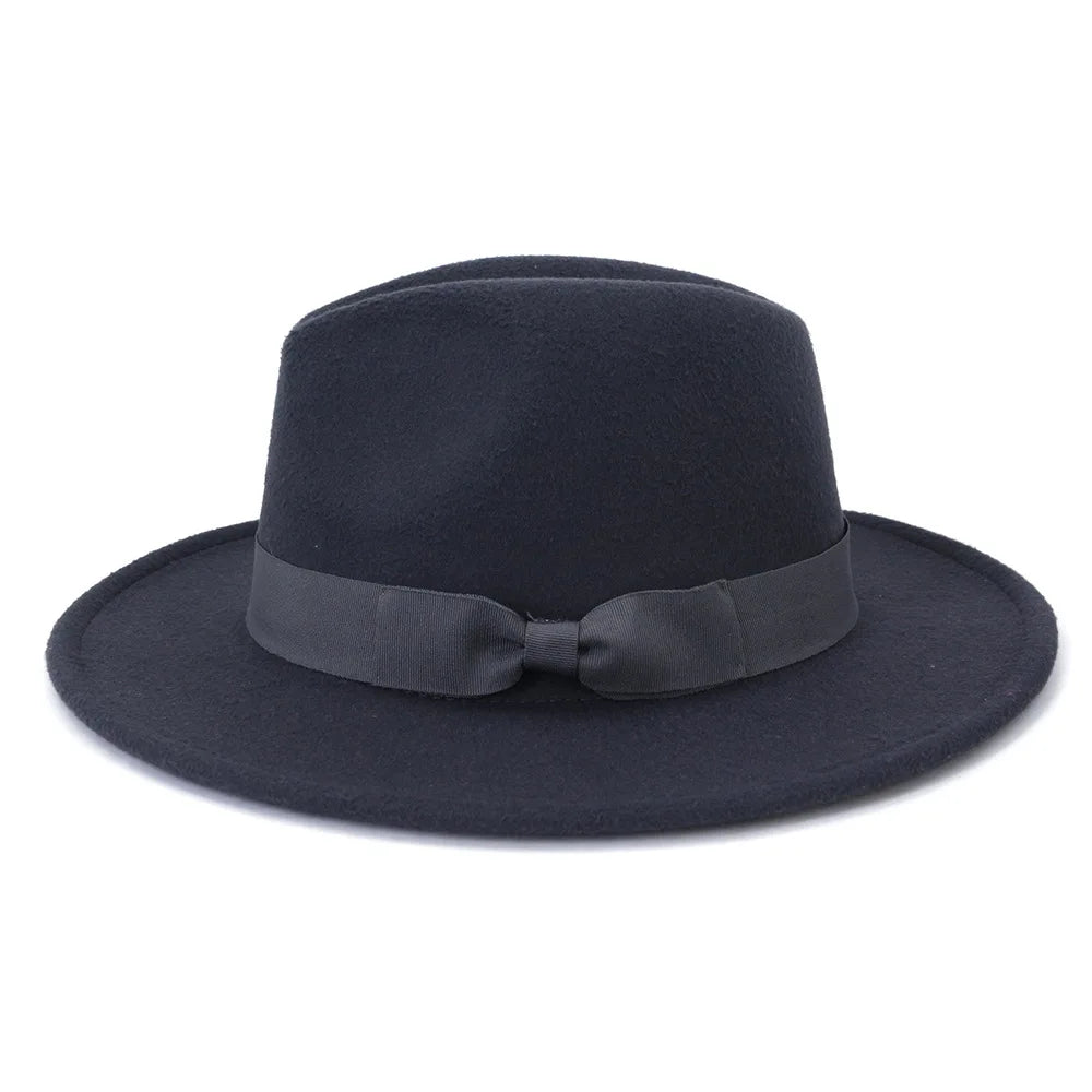 Classic Fedora Hat – Timeless Style with Bow Accent