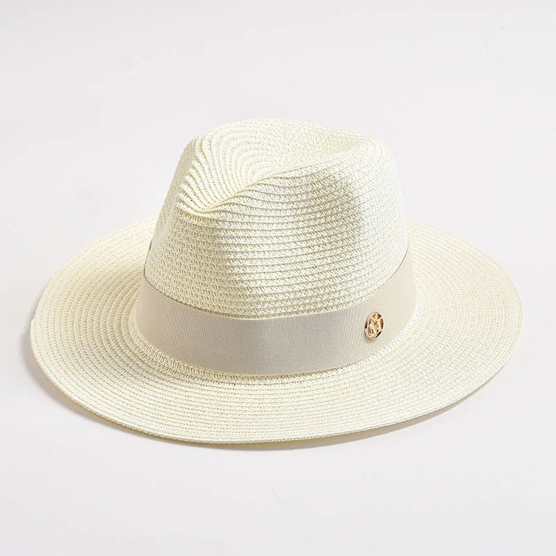 Panama Hat – Structured Shape With Decorative Contrast Band