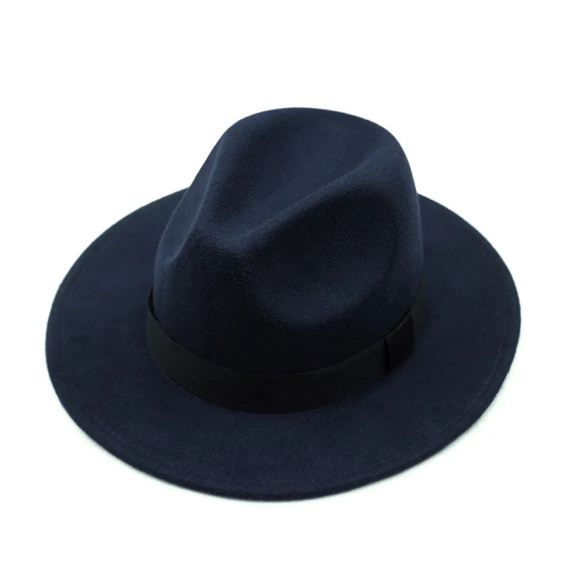 Fedora Hat – Classic Wool Blend with Black Band
