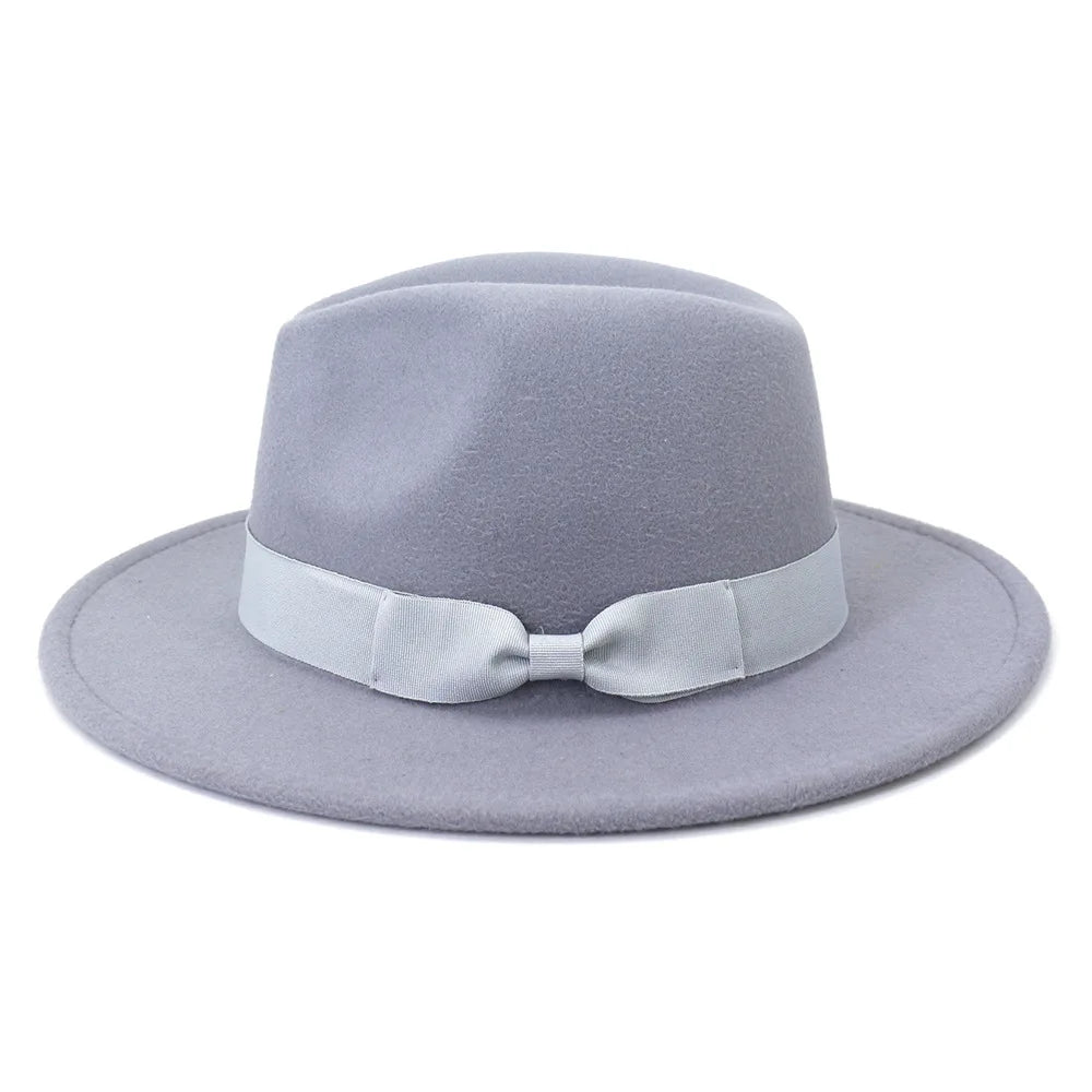 Classic Fedora Hat – Timeless Style with Bow Accent
