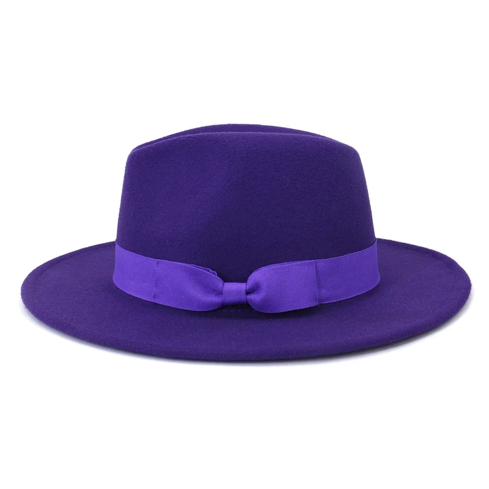 Classic Fedora Hat – Timeless Style with Bow Accent