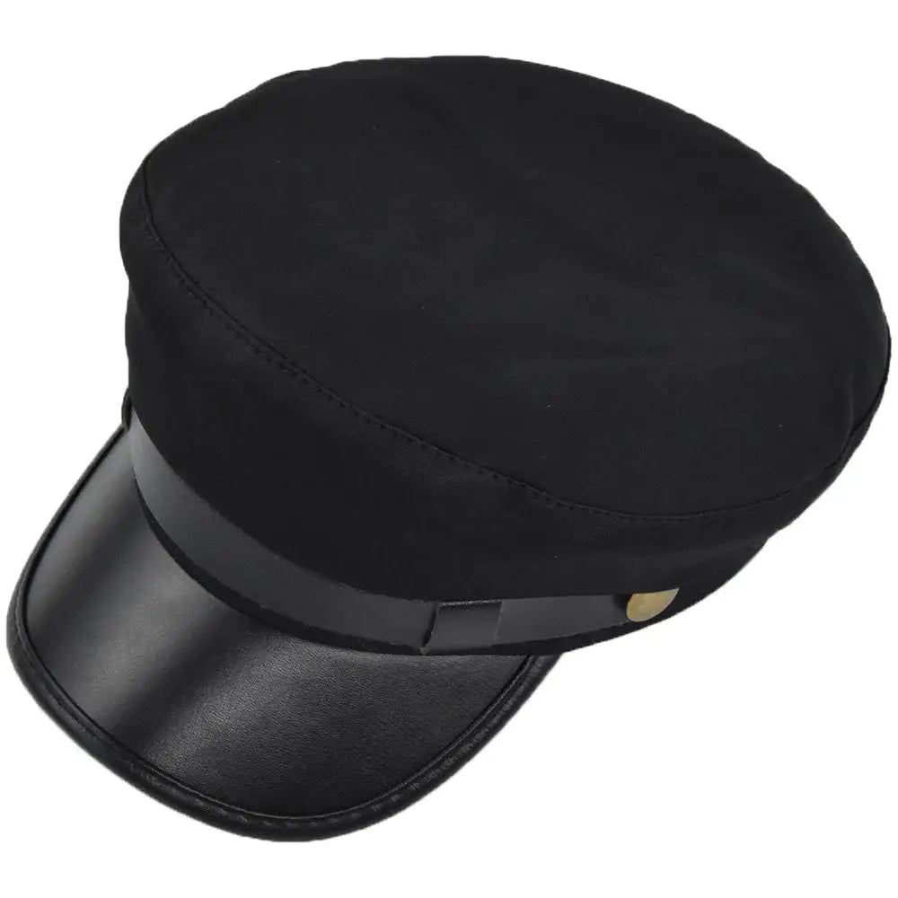 Sailor Cap – Structured Military Design With Decorative Strap