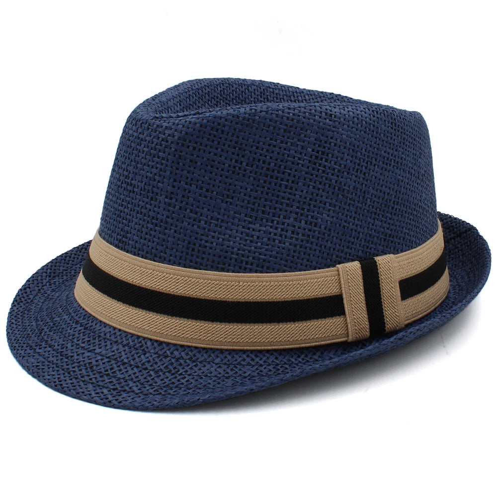 Trilby Straw Hat – Contrasting Band