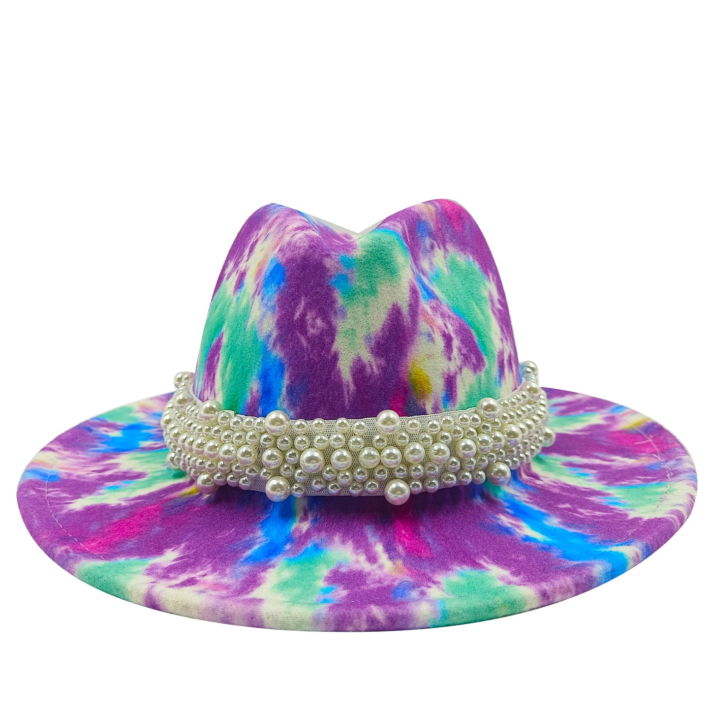 Fedora Hat – Modern Psychedelic Pearl Design