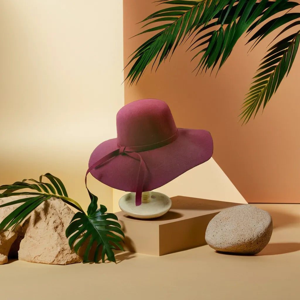 Wide Brim Fedora Hat – Elegant Allure