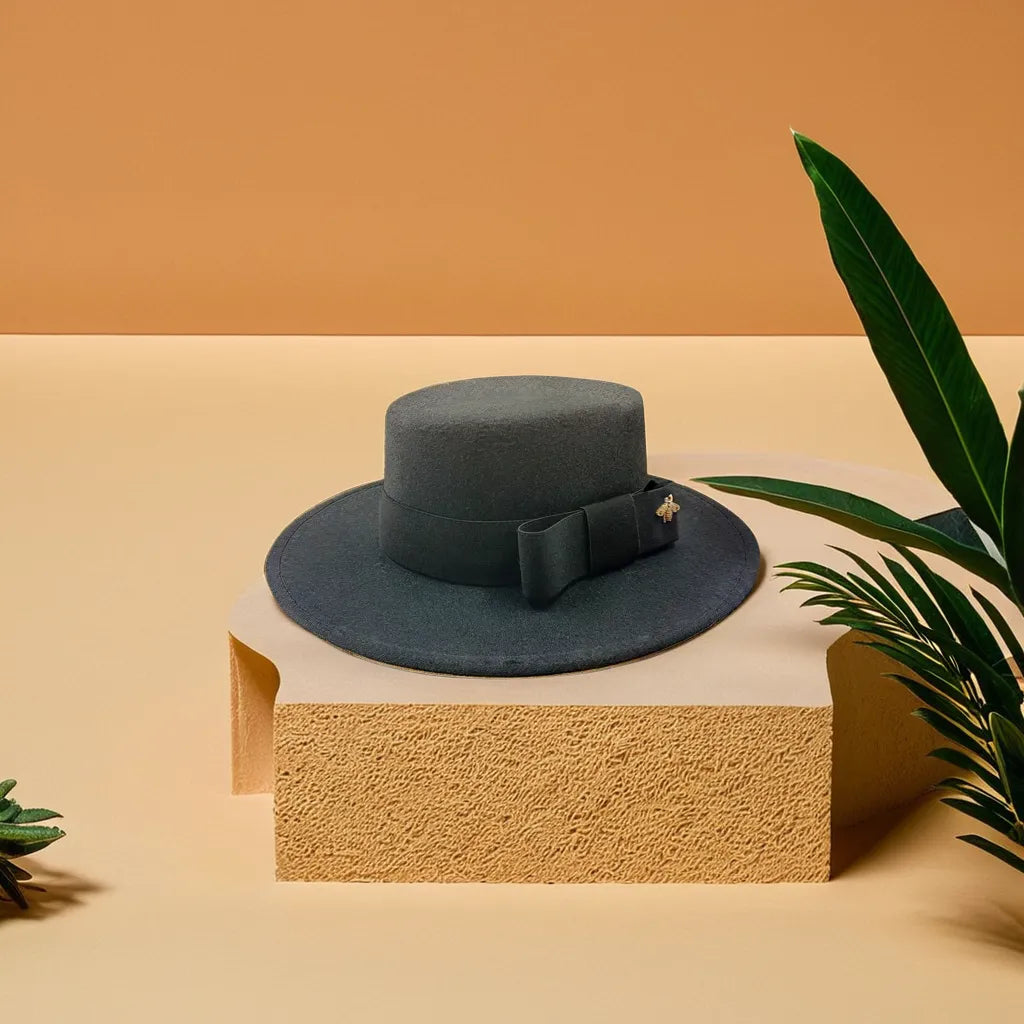 Fedora Hat – Elegant Bow Charm