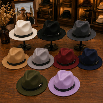 Fedora Hat – Slim Belt Accent