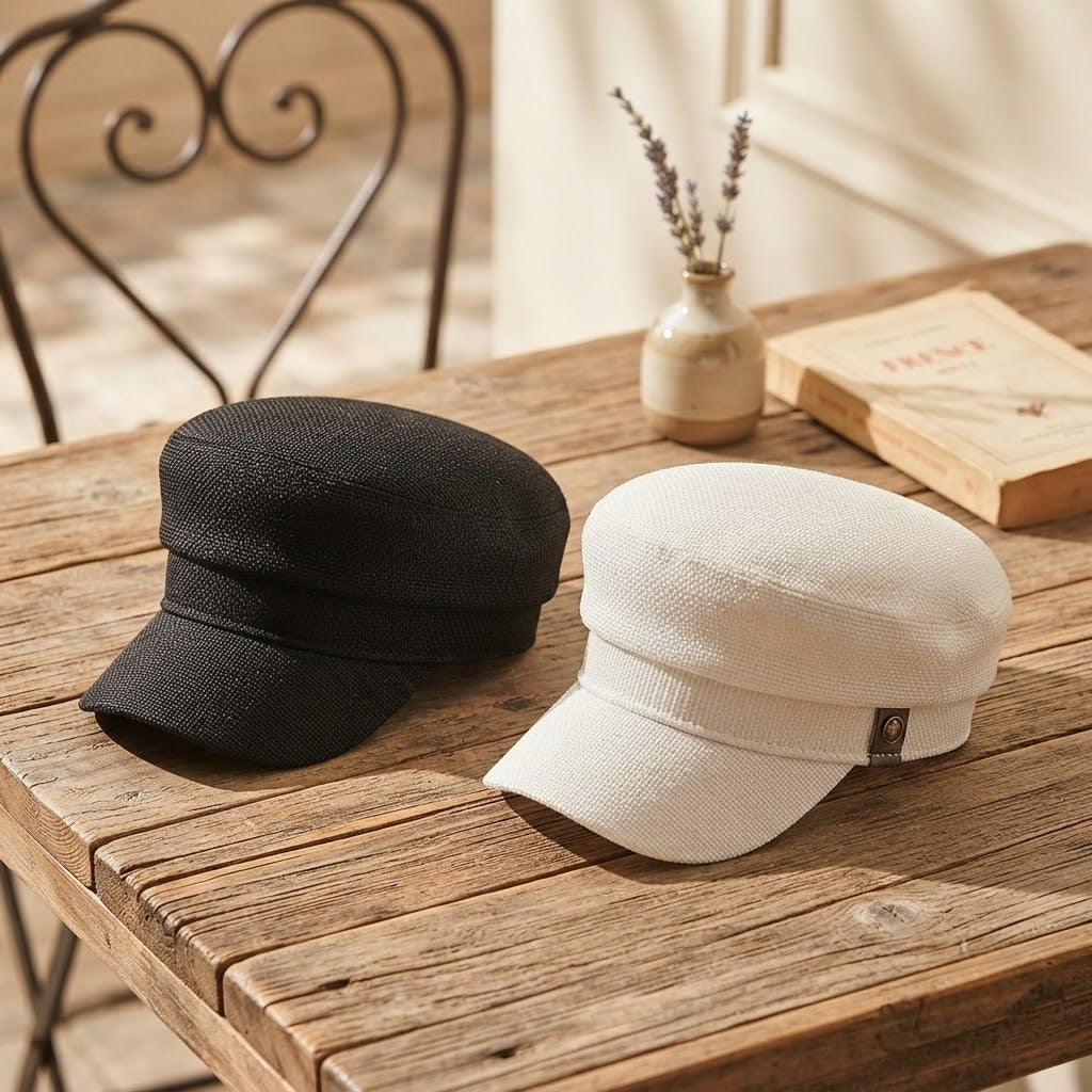 Breathable Mesh Sailor Cap – Lightweight Unisex Military Style