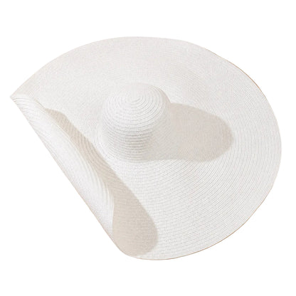 Wide Brim Straw Hat For Ultimate Sun Protection