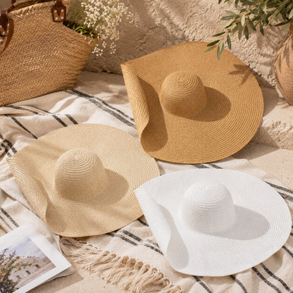 Wide Brim Straw Hat For Ultimate Sun Protection