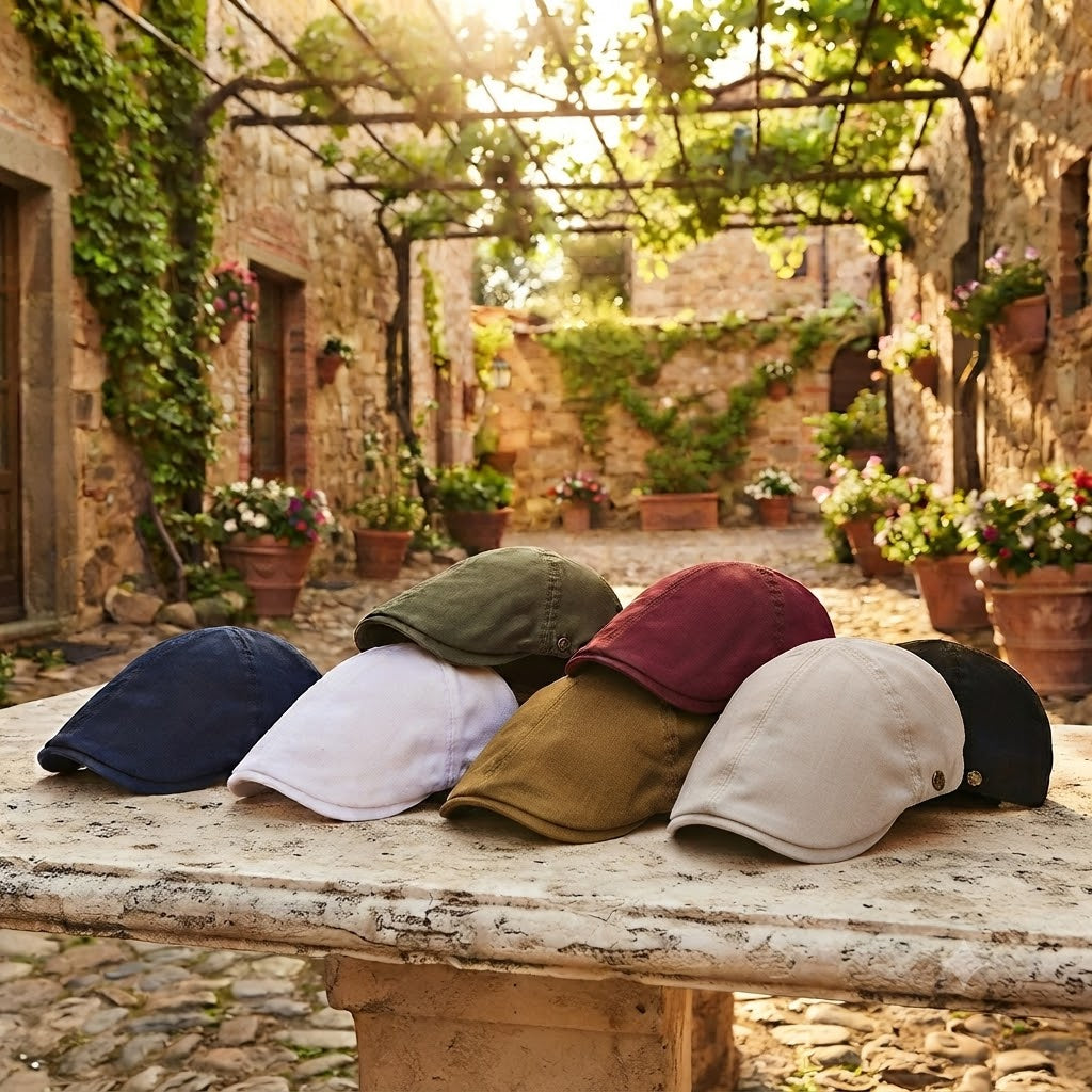 Flat Cap – Timeless Design with Minimal Stitch Detail