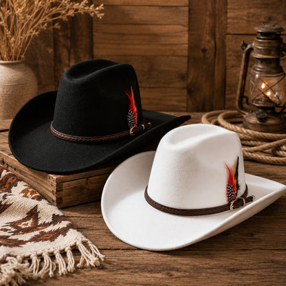 Cowboy Hat – Dusty Trail Feather Accent