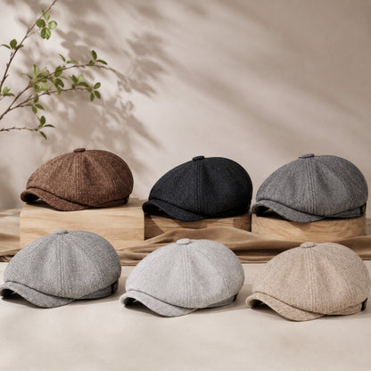 Newsboy Cap – Vintage Cotton Design