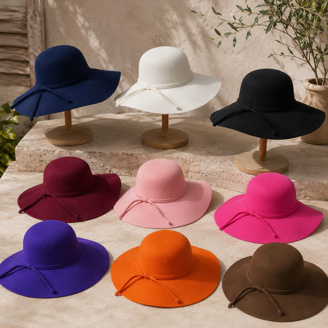 Wide Brim Fedora Hat – Elegant Allure