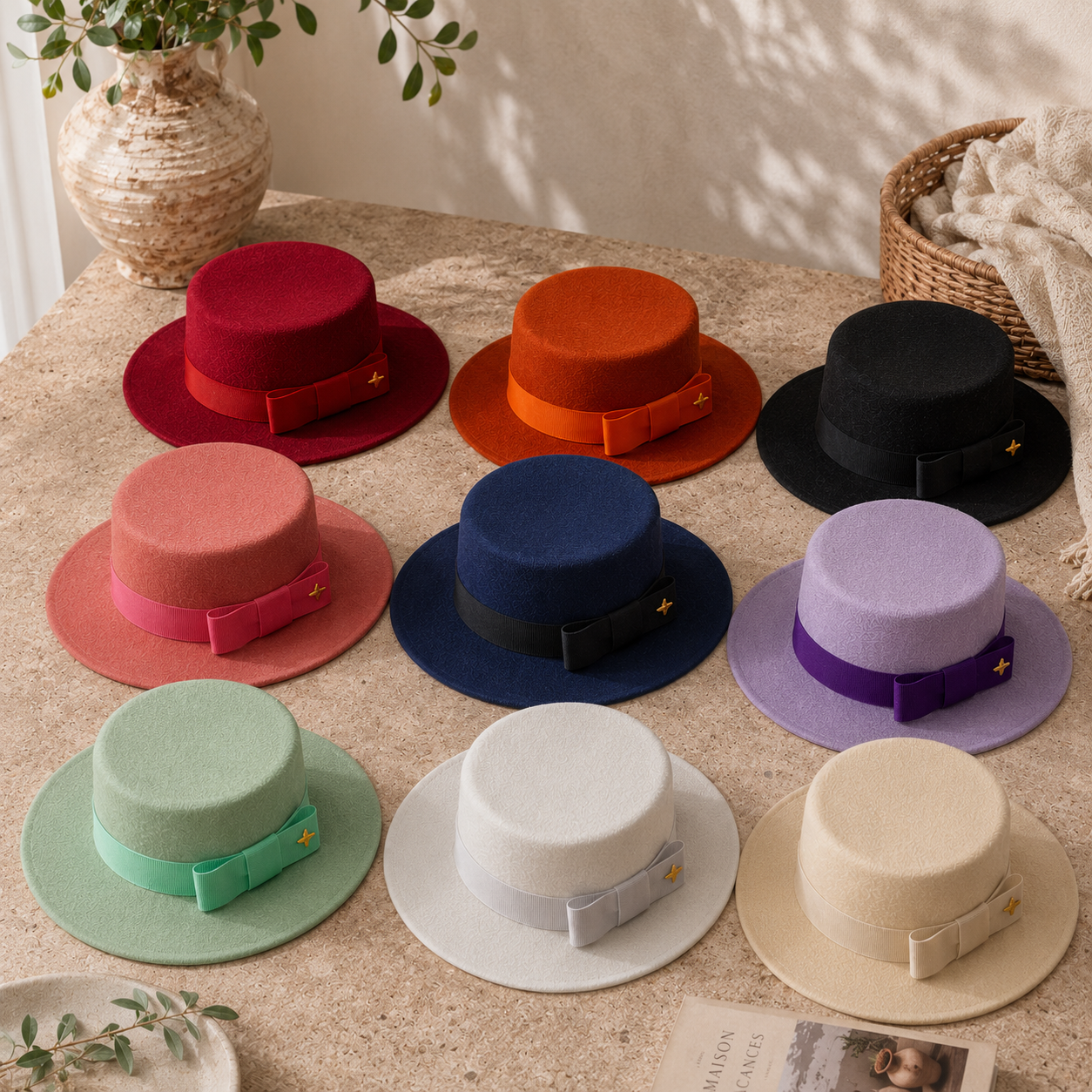 Fedora Hat – Elegant Bow Charm