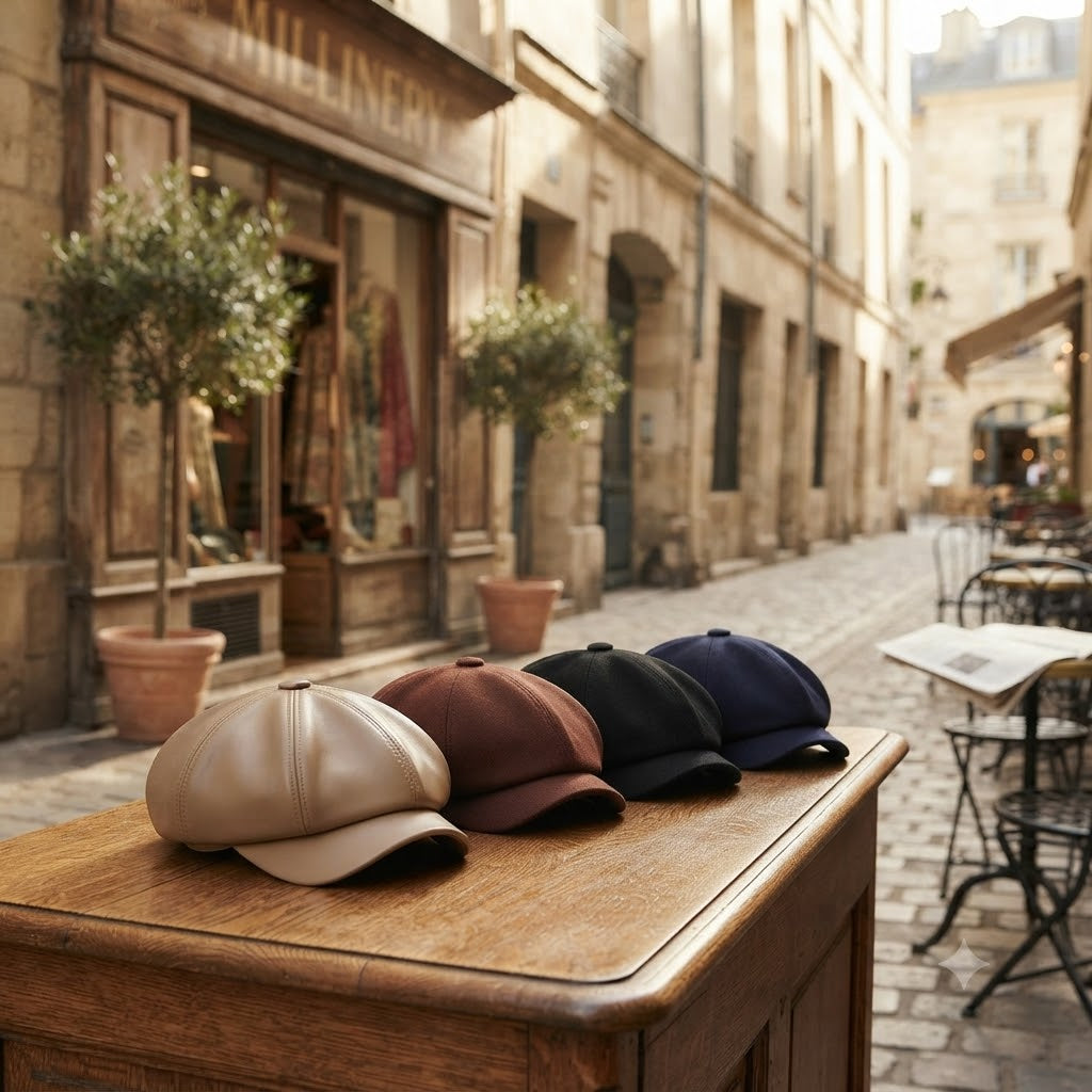 Newsboy Cap – Soft Cotton Octagonal Style With Casual Fit
