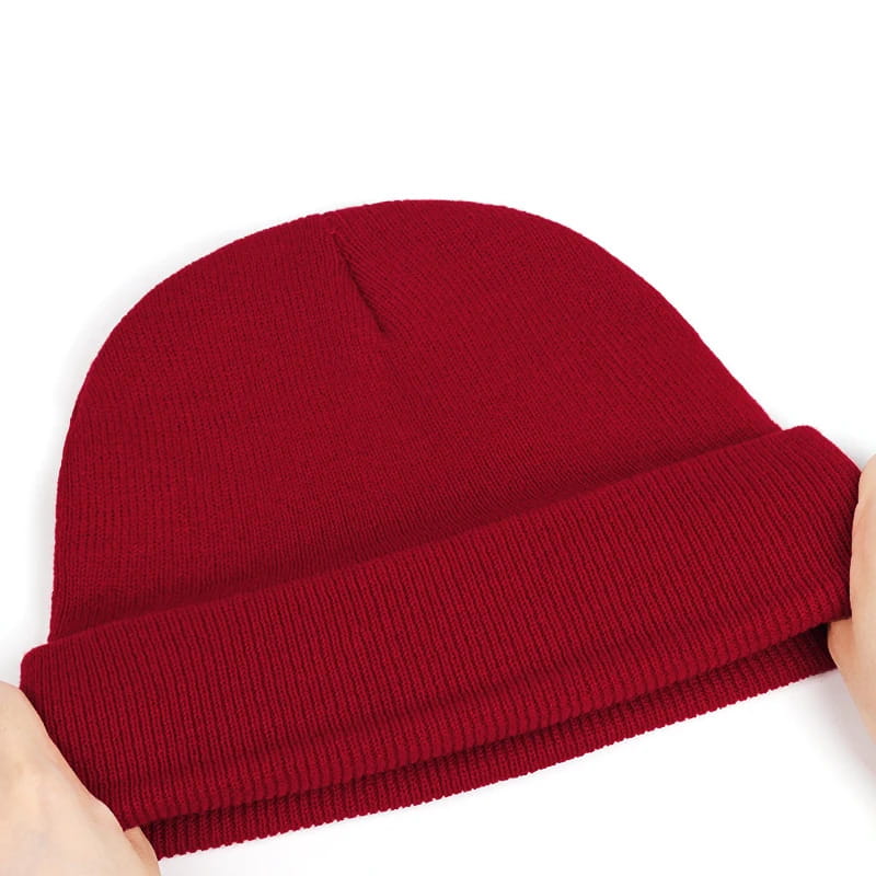 Beanie – Advisory Embroidery Knit Casual
