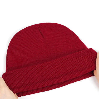 Beanie – Advisory Embroidery Knit Casual