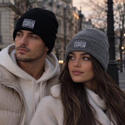 Beanie – Advisory Embroidery Knit Casual