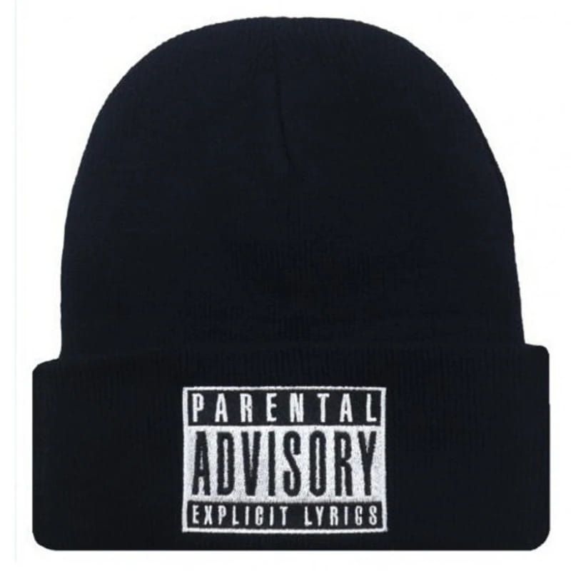 Beanie – Advisory Embroidery Knit Casual