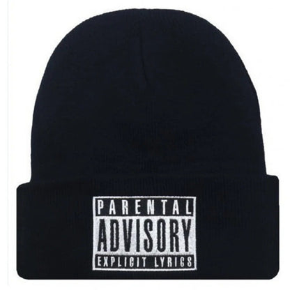 Beanie – Advisory Embroidery Knit Casual