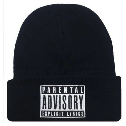 Beanie – Advisory Embroidery Knit Casual