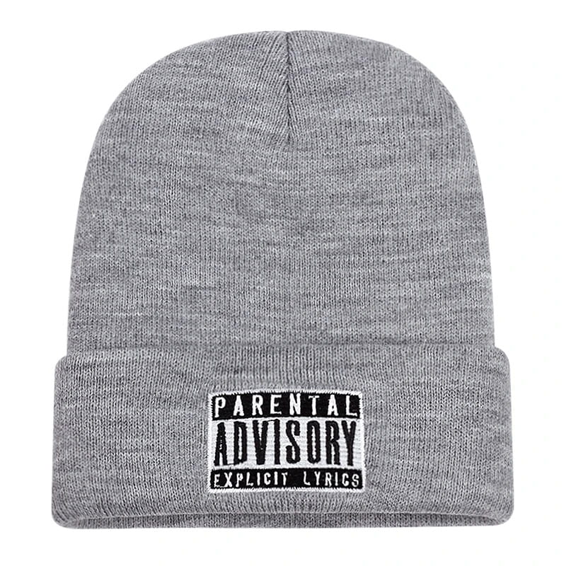 Beanie – Advisory Embroidery Knit Casual
