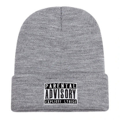 Beanie – Advisory Embroidery Knit Casual