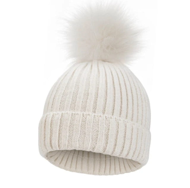 Beanie – Baby Pompom Knit