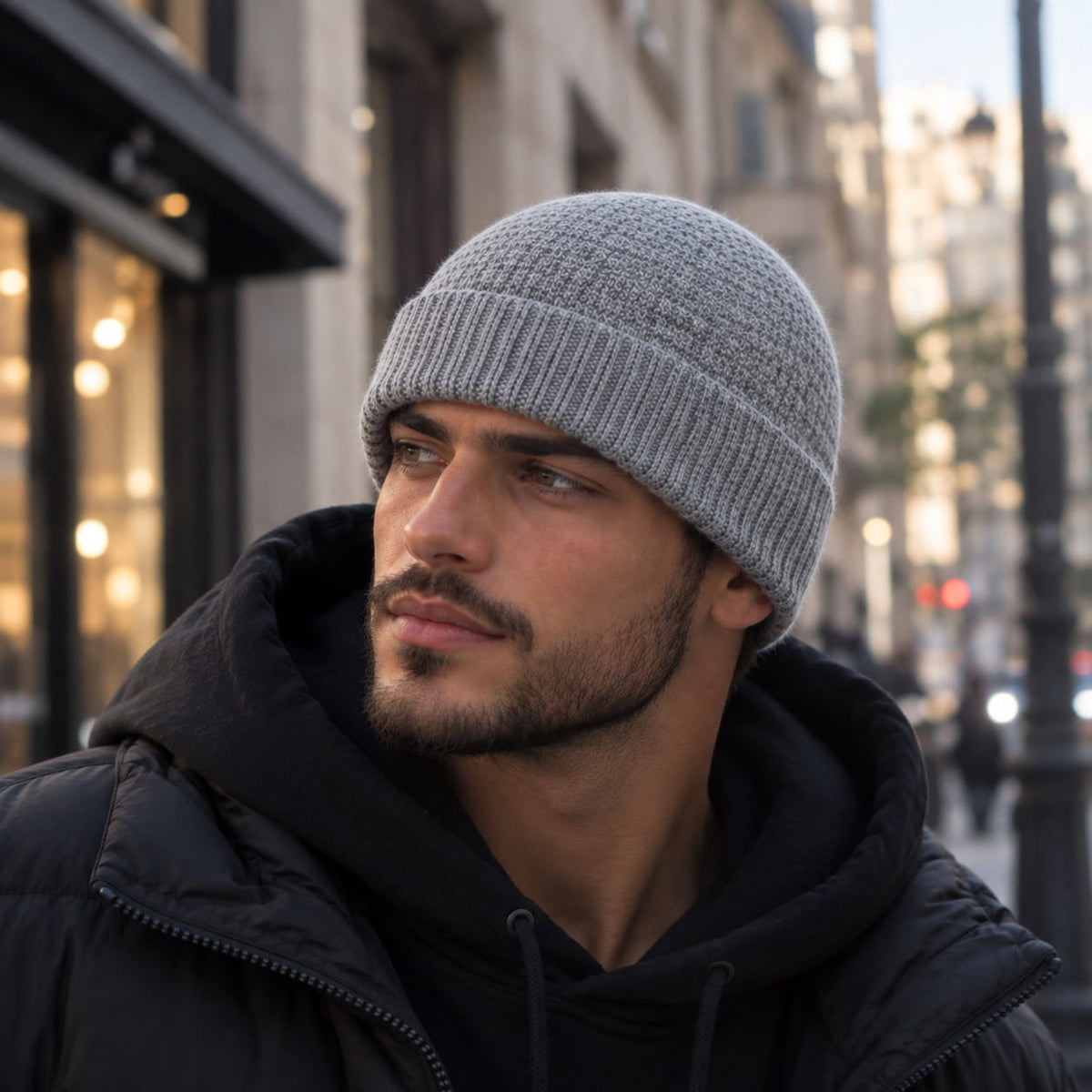 Beanie – Docker Knit with Buckle Strap